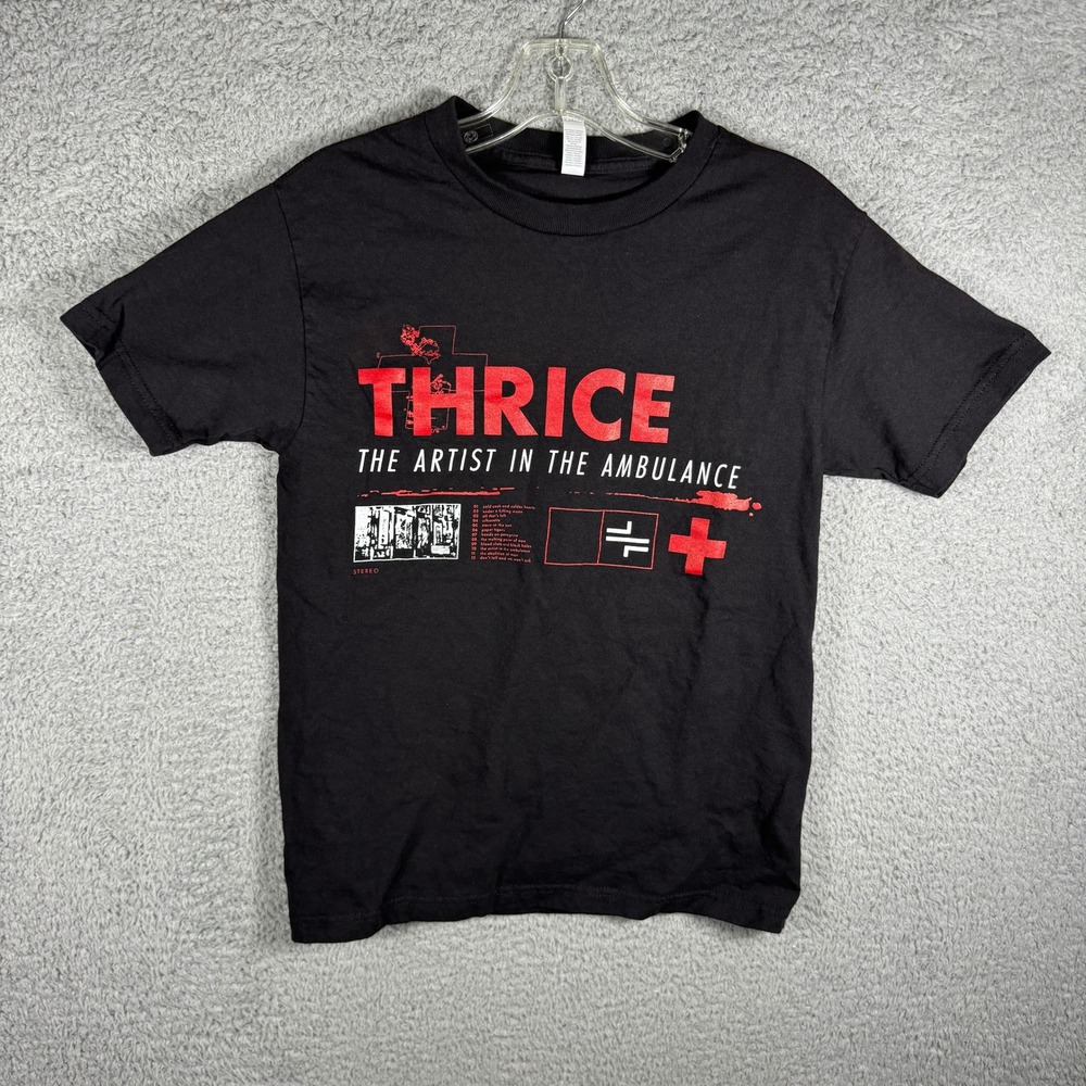Thrice The Artist In The Ambulance‎ 20 Year Anniversary Tour Shirt Small Black
